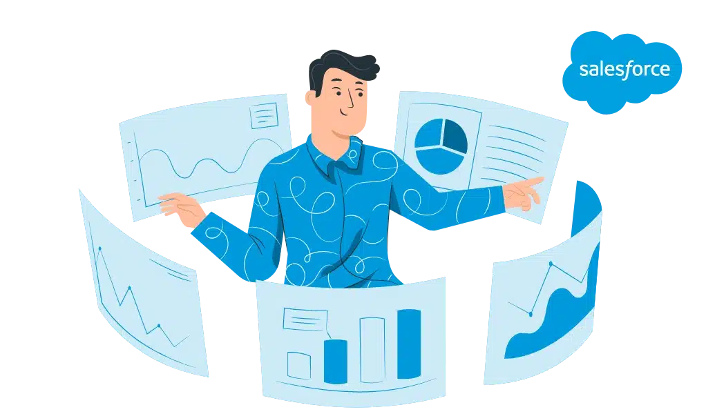 Salesforce CRM Customer Relationship Management Dashboard