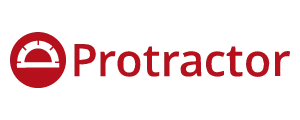 Protractor testing framework logo